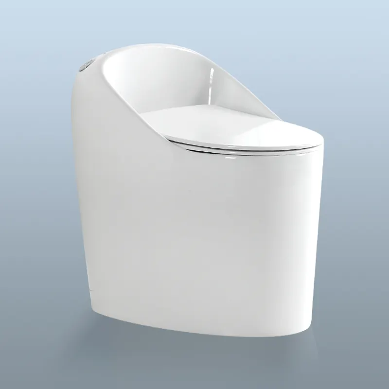 Design moderno bagno in porcellana un pezzo sanitari in ceramica uovo WC WC da terra