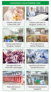 Soğuk hava kompresörü ünitesi için 0 derece soğutma 5hp-condensing yoğuşmalı ünite hava soğutmalı açık tip - Product Image 3