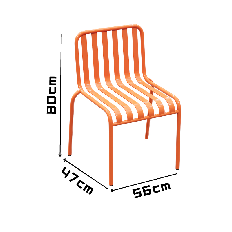 Single chair - no armrests