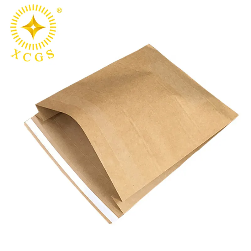 Sac de courrier en papier Kraft auto-adhésif 100% Recyclable et respectueux de l'environnement avec gousset sur les côtés et le fond pour sac à vêtements