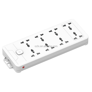 儿童保护通用多插座电源板，带带USB C型端口的过载保护插座 - Product Image 6