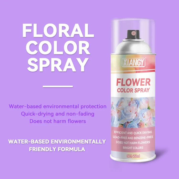 Pintura en aerosol para flores, respetuosa con el medio ambiente, diseño no tóxico e inodoro, pintura en aerosol de Color de flor maestra para flores reales