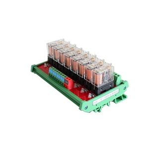 Placa de relé de 8 canales GINRI 5V 12V 24V PLC Micro Modul controlador de relé - Product Image 3