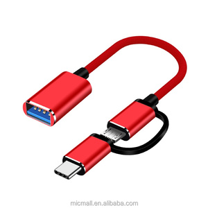 Adaptador de interfaz múltiple para adaptador Android tipo C Unidad USB Teléfono móvil Computadora Tableta Adecuado para teléfono móvil - Product Image 2