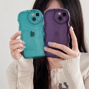 Katı renk silikon lüks telefon iPhone için kılıf 16 15 14 13 12 11 Pro Max X XS XR 7 8 artı kamera koruyucu kabuk - Product Image 3