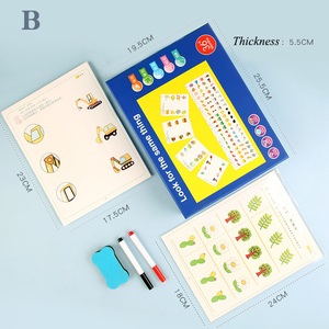 接続を描く子供たちはおもちゃの観察に一致し、同じ接続を見つけて描画に一致するDIY学習教育玩具 - Product Image 6