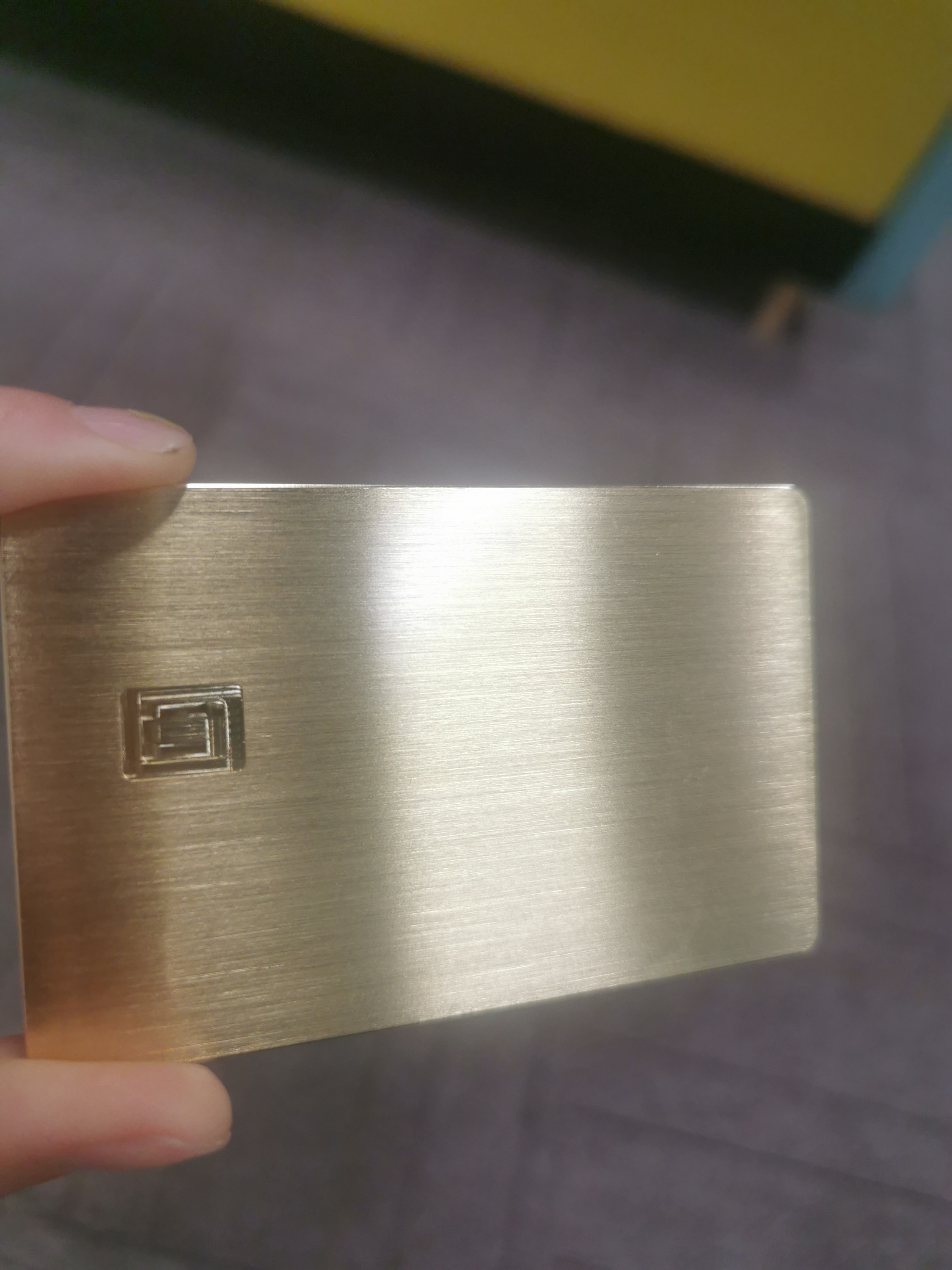 gold brushed