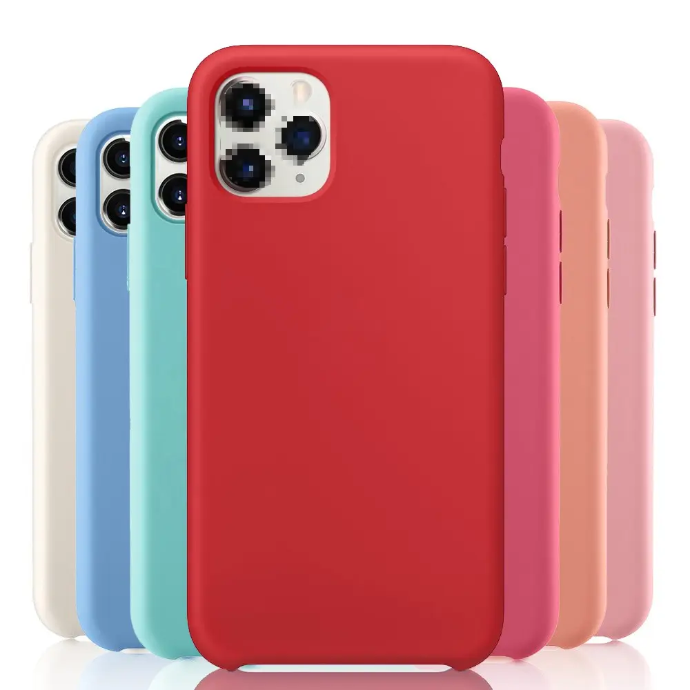 Lovebay-coque en caoutchouc souple, étui de téléphone en Silicone, 68 couleurs, pour iPhone 13, accessoires