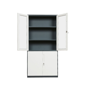 批发现代金属办公储物柜带锁立式文件柜家居仓库廉价KD设计 - Product Image 4