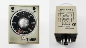 AH3-3 de relé de tiempo de retardo, controlador de temporizador AC220V 24VDC - Product Image 2