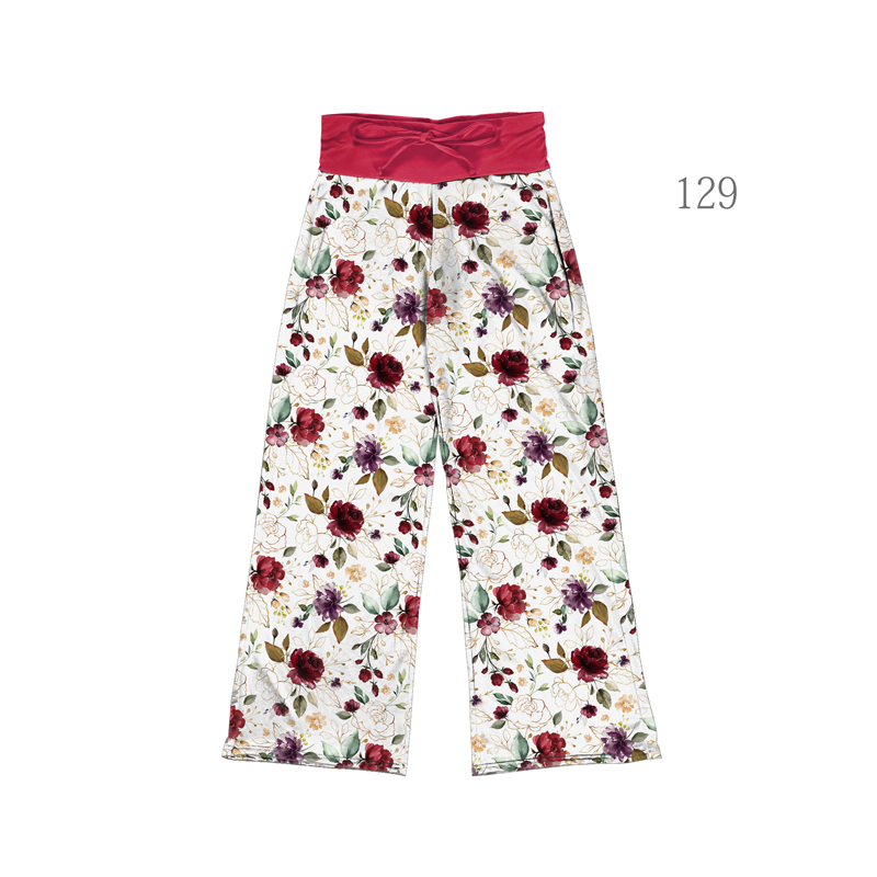 Red Rose Tiny Floral Print