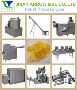 Tam otomatik 200-250 kg/saat gevrek patates cipsi yapma makineleri pelet aperatif makinesi - Product Image 5