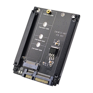NGFF เป็น SATA3อะแดปเตอร์การ์ด M.2คีย์ B + M SSD เป็น6Gbps สำหรับแปลงอินเทอร์เฟซ SATA สำหรับผลิตภัณฑ์ที่ใช้ในเดสก์ท็อป - Product Image 1