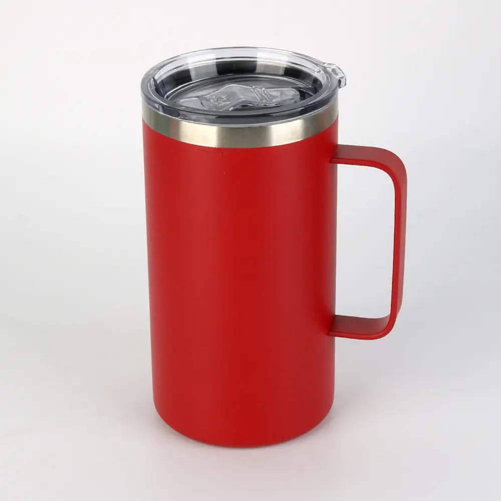 24Oz Custom Logo Vacuüm Geïsoleerde Tuimelaar Kopjes Lowball Koffiecontainer Ijsblokje Reismok Met Deksels