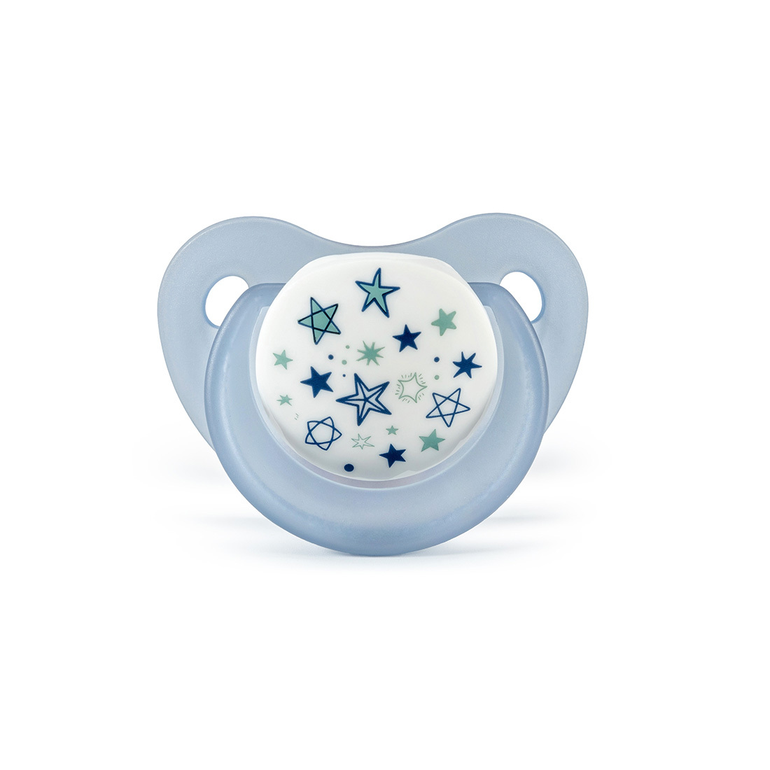 Transparent Blue-Little Stars