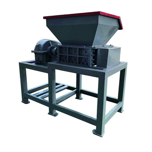 高荷重耐力スクラップ重い溶融PVC HDPE PP PETスクラップデュアルシャフトシングルモーターシュレッダー