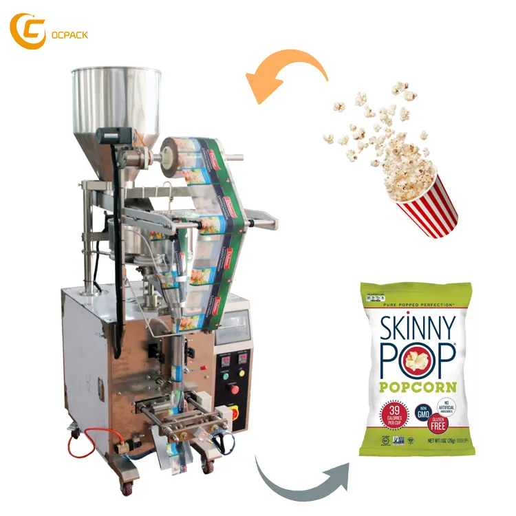1G-machine de conditionnement soufflée verticale automatique de sac de haricots de soja du riz 500g pour de petites entreprises
