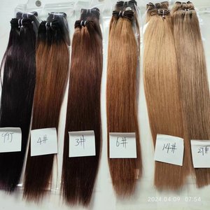 サンプルバージンブラジルエクステンション新しいヘア製品アフロキンキーウォーターウェーブライトダークブラウンバンドル、クロージャー付き