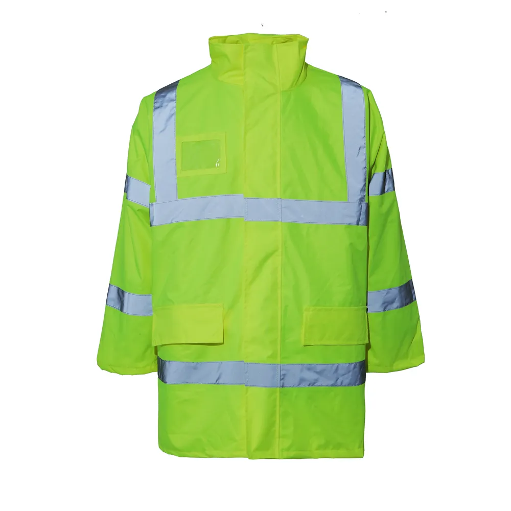 Giubbotto riflettente giacca striscia tessuto costruzione sicurezza giubbotto di sicurezza alta visibilità lavoro ad alta visibilità abbigliamento riflettente