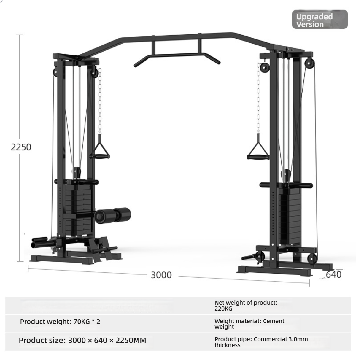 Plato de Equilibrio Big Bird Mejorado / 140KG + Set de Accesorios