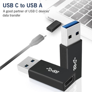 Adaptador USB 3,1 de 10Gbps, convertidor de USB-C hembra, conector 3,0, tipo A, macho A USB 3,1, tipo c, tipo C, AM-CF, novedad de 5,0