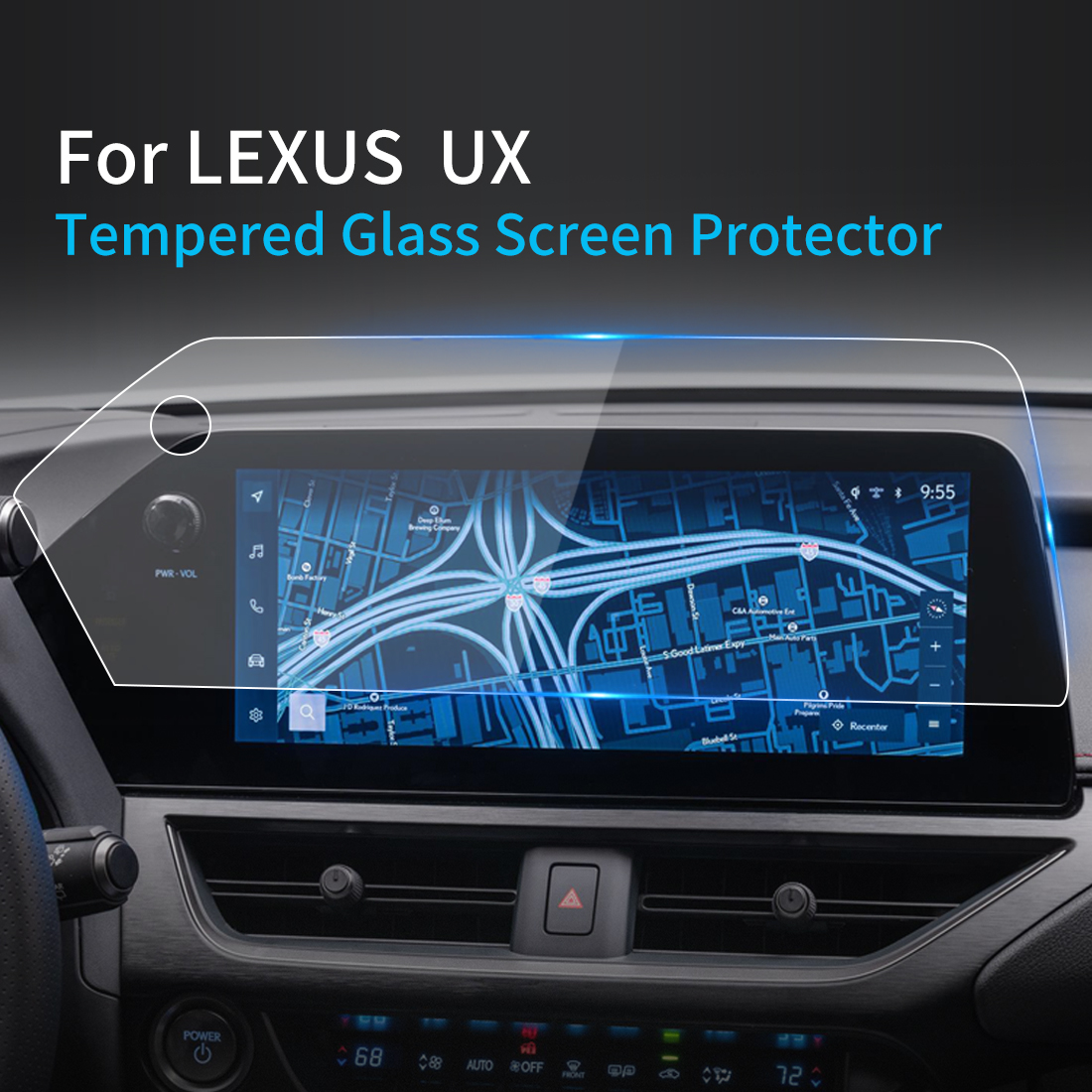 Transparente/Para LEXUS UX UX250h / 260h