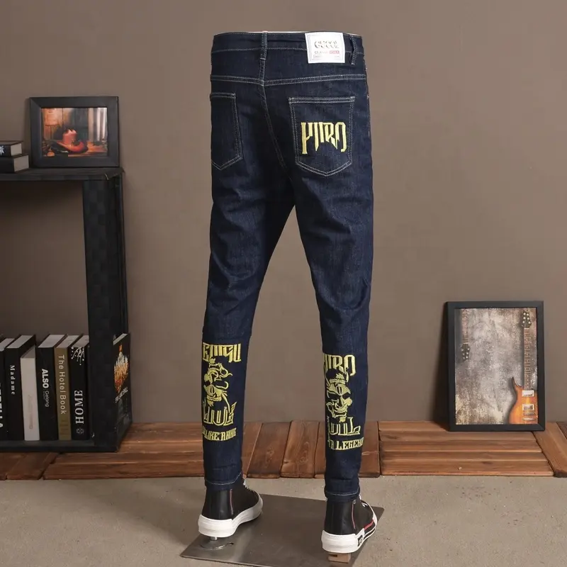 wholesale business men clothes denim pants plus size men's jean