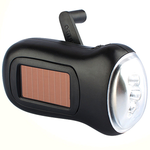 Torcia multifunzione a mano per uso domestico Mini LED a batteria a manovella a mano - Product Image 3