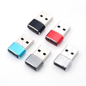 C型适配器C型USB C母头至USB2.0 USB 2.0 A公OTG转换器适配器