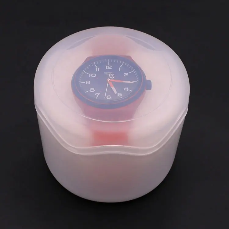Caixa personalizada do relógio do esporte, proteção ambiental caixa de empacotamento multi-cor do relógio do plástico