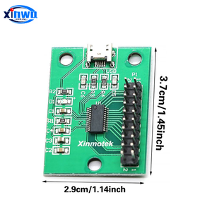 Xinmotek XM08 один игрок с нулевой задержкой USB кодировщик DIY Аркадный Игровой Автомат монетоприемник для PS/3 шт. Raspberry Pi Android Mame - Product Image 4