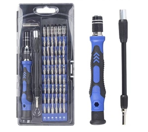 60 1 manyetik hassas tornavida takımı S2 çelik profesyonel onarım aracı seti taşınabilir elektronik tamir kiti kılıf ile - Product Image 1