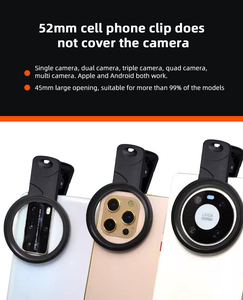 GiAi 3 in 1 52mm <strong>Camera</strong> Lens CPL <strong>Filter</strong> Combo Coated <strong>Circular</strong> <strong>Polarizer</strong> Lens With Clip Clap Phone Accessory for Mobile Phone - Product Image 6