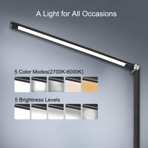 Hot Sales Touch Control 5 Modes 5 Levels Dimmable Night Desk <strong>Lamp</strong> Led Wireless Charging Table <strong>Lamp</strong> for Study Desk - Product Image 4