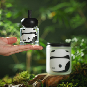 Luxus Home <span class=keywords><strong>Reed</strong></span> Diffusor Flasche Set niedlichen Schilf Diffusor Panda Aroma Auto Diffusor mit Sticks und Öl Luxus Lufter frischer - Product Image 3