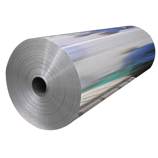Rollo jumbo de papel de aluminio para alimentos Papel de metal 8011 Papel de aluminio Embalaje de metal
