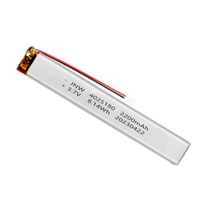 Supply 4025180 3.7V 2200mAh Rechargeable Lithium Ion Polymer <strong>Battery</strong> for Storage Cabinet Induction Strip Neon Tail Light - Product Image 3
