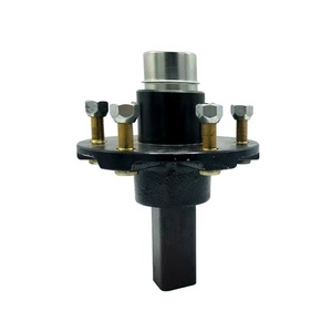 批发拖车轮毂2000 3500 5200磅圆形/方形实心小短轴和轮毂 - Product Image 1