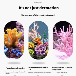 Récif corallien artificiel en résine écologique, décoration pour <span class=keywords><strong>aquarium</strong></span> et accessoires de paysage pour <span class=keywords><strong>aquarium</strong></span> - Product Image 3