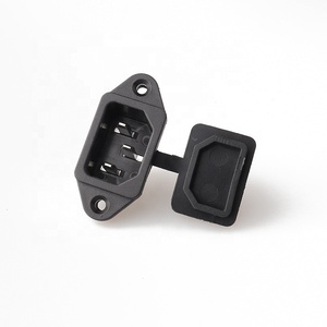 LZ-14-1 IEC60320 C14 AC电源入口插座连接器带盖AC 250V 10A 250V 15A电源插座连接工业 - Product Image 6