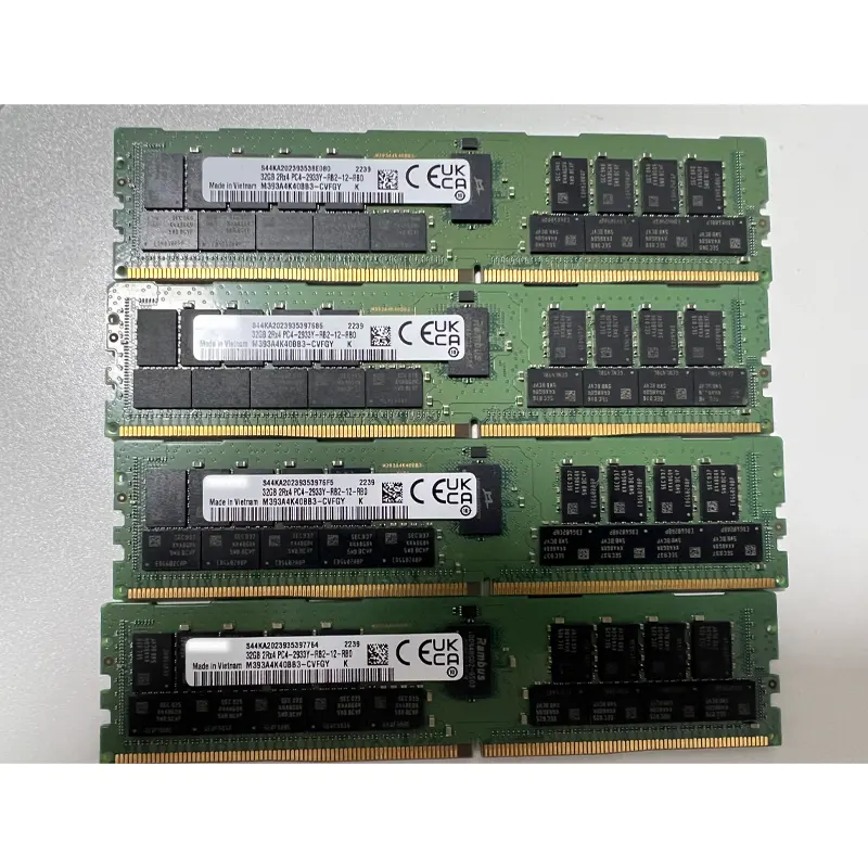 Venta caliente 32GB DDR4 Memory Ram 2666MHz RDIMM Memory Memoria de servidor de M393A4K40BB2-CTD