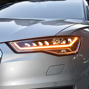 Автомобильные передние фары в сборе для <span class=keywords><strong>A6</strong></span> C7 A6L S6 2012-2018 светодиодные передние фары для автомобиля, аксессуары для проектора в стиле перьев ангела - Product Image 6