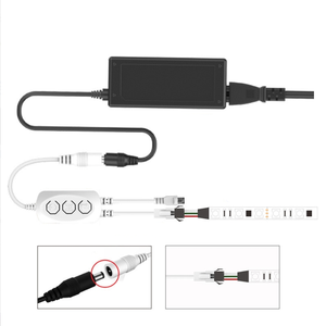 1ポート/2ポートSurplifeAPPコントロールDC12-24V BT SPI RGB 2048ピクセルLEDコントローラー (44キーリモート付き) - Product Image 6