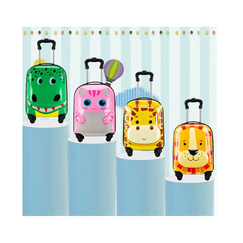 Logo personalizzato e stampa borsa Trolley produttore professionale borsa da viaggio per bambini valigia da viaggio per bambini