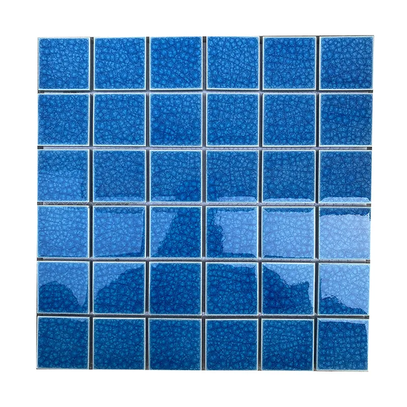 Prezzo a buon mercato piscina mosaico piastrelle di mosaico in ceramica per piscina rivestimento piastrelle curve scenario piscina vari colori