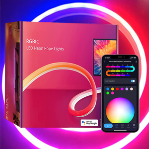Wifi SMD <strong>5050</strong> RGB <strong>LED</strong> Strip Light 24V 36W IP65 Smart Tuya APP Control Smart Neon Strip Light With Power Adapter - Product Image 1