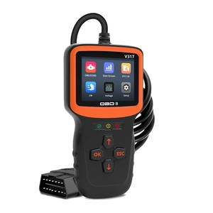 ELM V317 OBD2 Detector de fallas de coche Herramienta de diagnóstico Decodificador de computadora de viaje Lector de código que borra los códigos de falla - Product Image 1