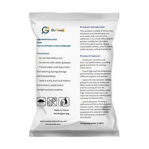 High Performance Synthetic Grease in 1 kg Bag Multipurpose Lithium Grease for Rolling and <strong>Plain</strong> Bearings - Product Image 3