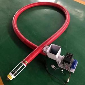 PVC Soft Tube 10 Inch Grain Corn Bin <strong>Silo</strong> <strong>Unloading</strong> Flexible Auger Spiral Elevator Screw Conveyor Grain Suction Machine