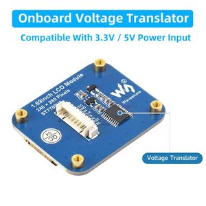 Ruised stok 1.69 inç LCD IPS ekran SPI arayüzü 262K renkler ST7789V2 ekran modülü Arduino ESP32 ahududu Pi için